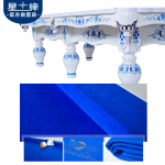 悟空体育
中式钢库台球桌XW8101-9A 定制青花瓷家用桌球台